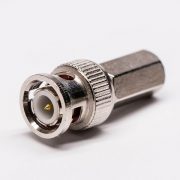 bnc纜線連接器快插直式公頭 射頻同軸