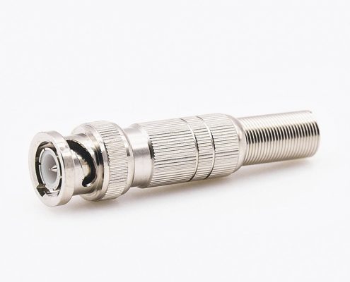 接線BNC連接器焊接用于SYV-50-5-1公頭帶彈簧直型
