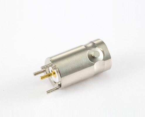BNC連接器75Ω母頭直式PCB安裝插孔