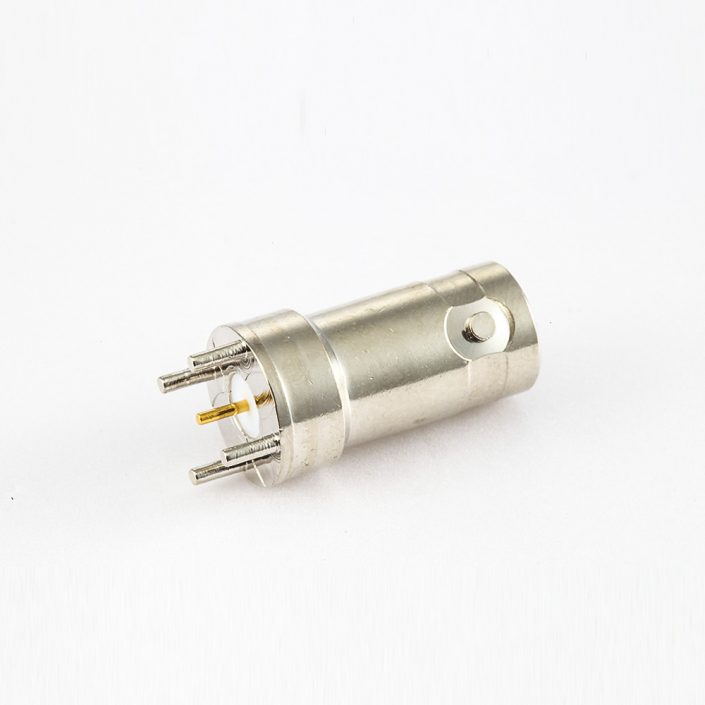BNC 50Ω母頭穿墻直式焊接PCB板的座子 BNC 50Ω母頭穿墻直式焊接PCB板的座子