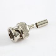 BNC  75歐姆公頭直式壓接SYV75-2電纜