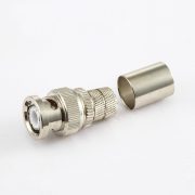 BNC 公頭直式壓接RG213/SYV50-7電纜