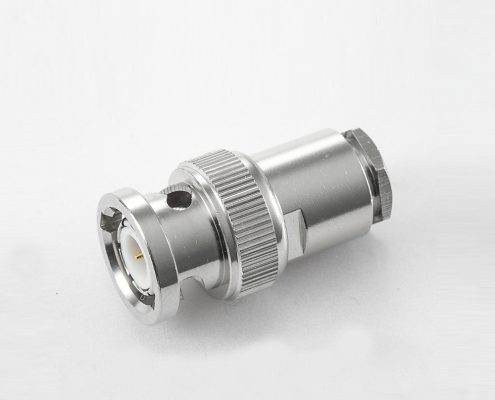 BNC 公頭直式裝接RG58/RG142電纜